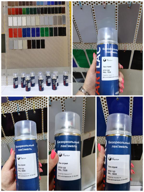 Лак Спрей ARTLAC по каталогу RAL